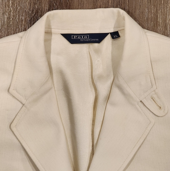 Polo Ralph Lauren Single-Breasted 3 Button Twill Cotton Blazer *EUC* - Picture 3 of 12